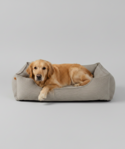 Chester & Lee | Fancy Corduroy Sleeper Dog Bed Taupe