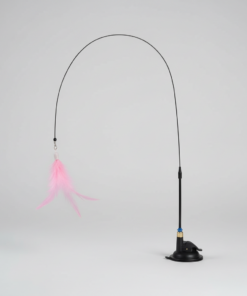 Cat Teaser Toy - Feather Wand