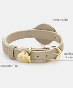 Collar - Air Tag Enabled - Vegan Leather - Cupertino