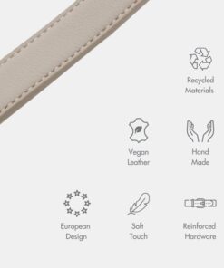 Alternative view of Collar - Air Tag Enabled - Vegan Leather - Cupertino